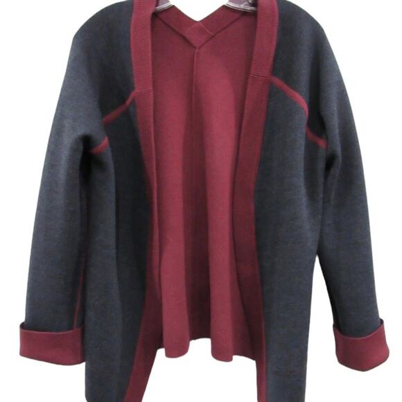 Lululemon Savannah Heather Reverse Me Wrap Cardigan Size L - Picture 11 of 12